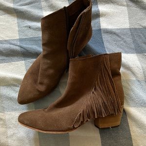 Size 7 faux suede booties
